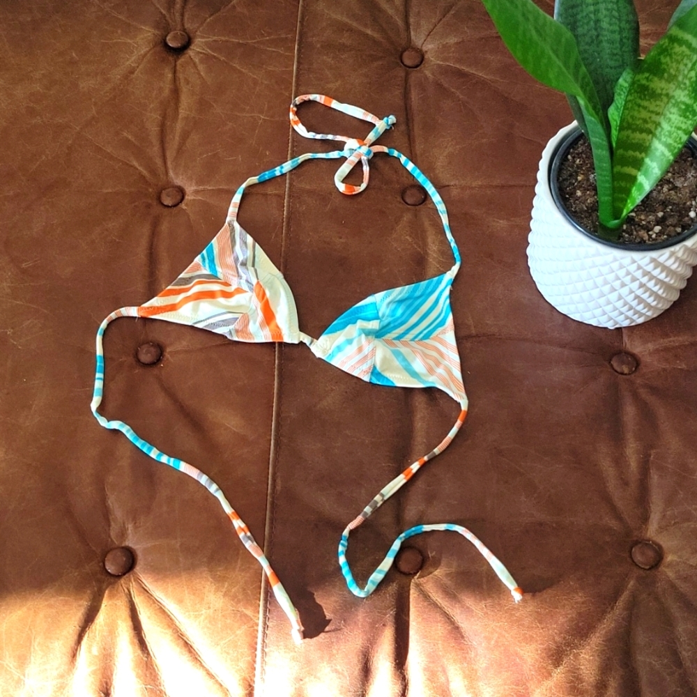 Vintage Designer Laura Urbinati Micro Bikini Top